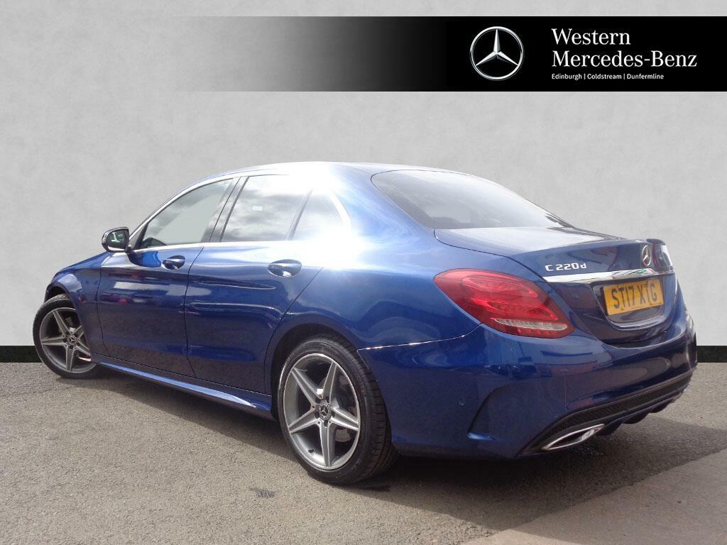 Mercedes-Benz C Class 2.1 C220d Amg Line Saloon G-tronic Eur Blue #2