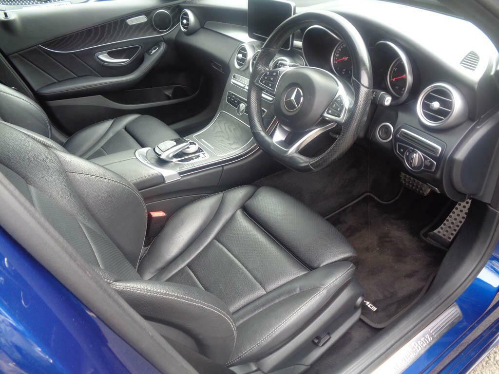 Mercedes-Benz C Class 2.1 C220d Amg Line Saloon G-tronic Eur Blue #3