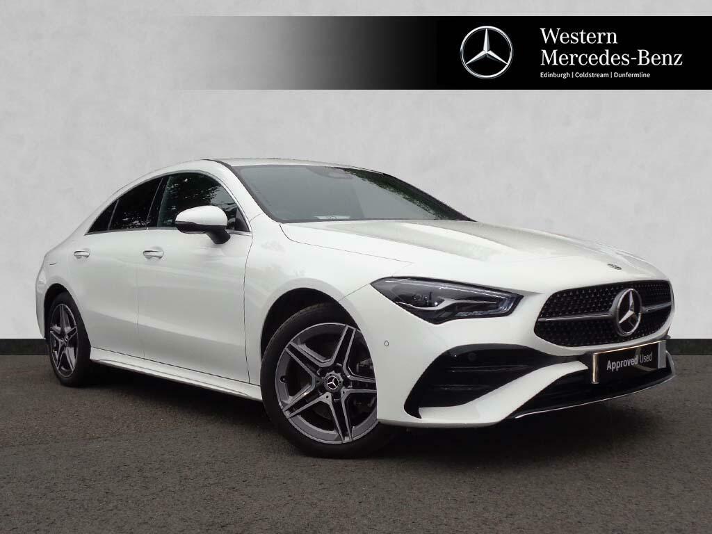 Mercedes-Benz CLA Class 1.3 Cla250e 15.6Kwh Amg Line Executive Coupe White