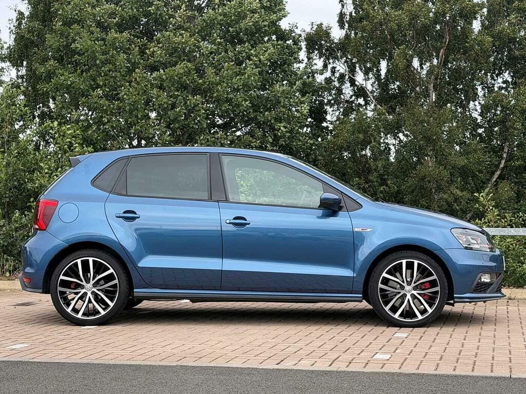 Volkswagen Polo 1.8 Tsi Gti Dsg Blue #4