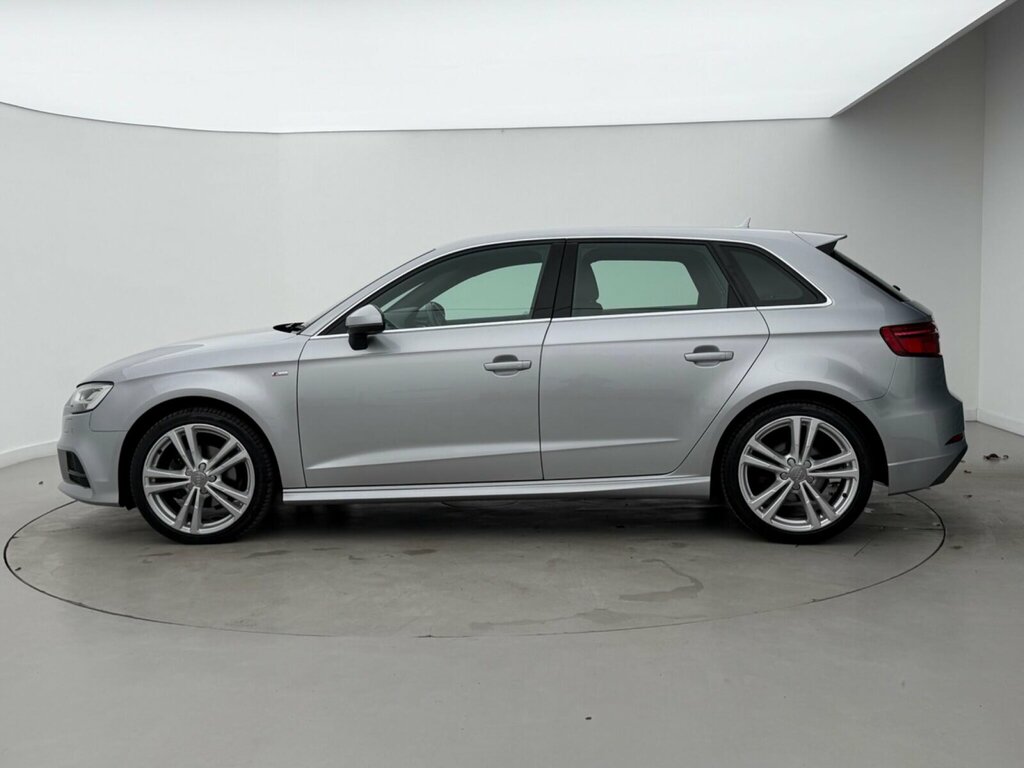 Audi A3 2.0 Tdi 35 S Line Sportback S Tronic Euro 6 Ss Silver #4