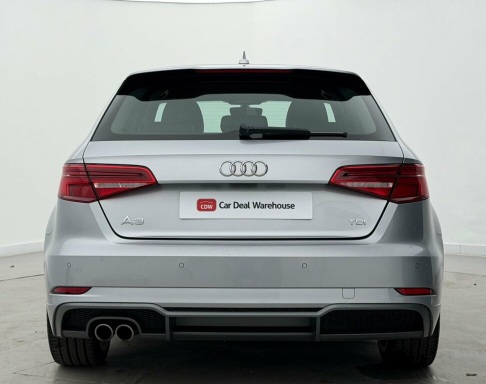 Audi A3 2.0 Tdi 35 S Line Sportback S Tronic Euro 6 Ss Silver #5