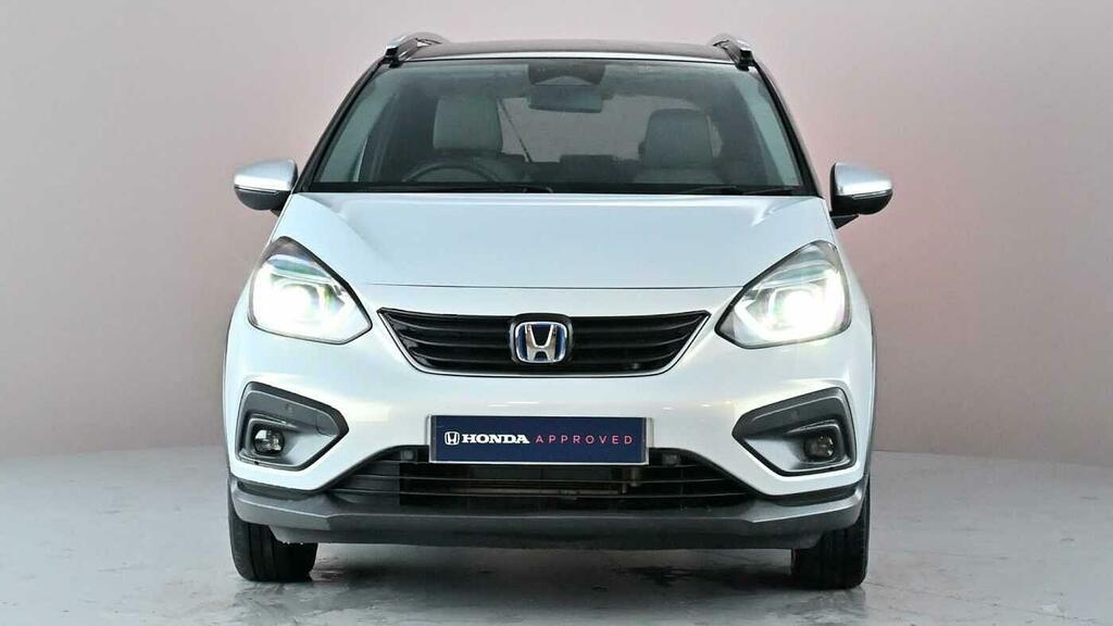Honda Jazz 1.5 I-mmd Hybrid Crosstar Ex Ecvt White #6