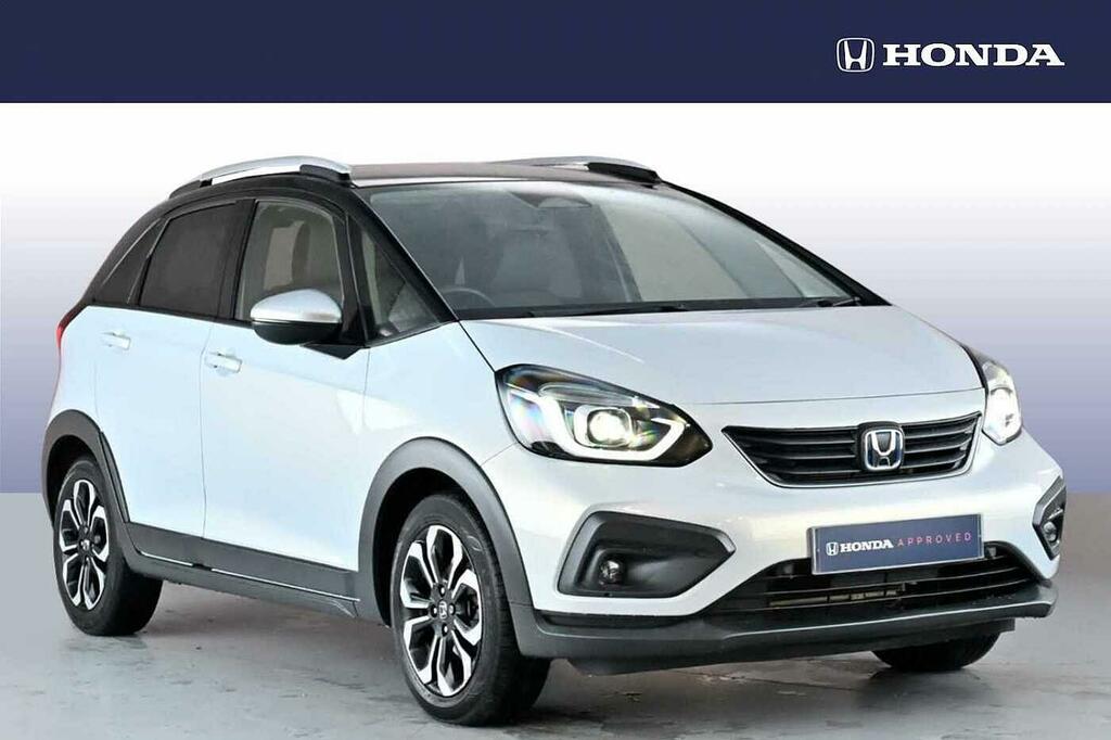 Honda Jazz 1.5 I-mmd Hybrid Crosstar Ex Ecvt White