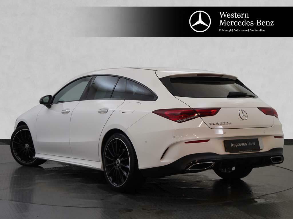 Mercedes-Benz CLA Class Cla 220 D Amg Line Premium Plus Night Edition White #2