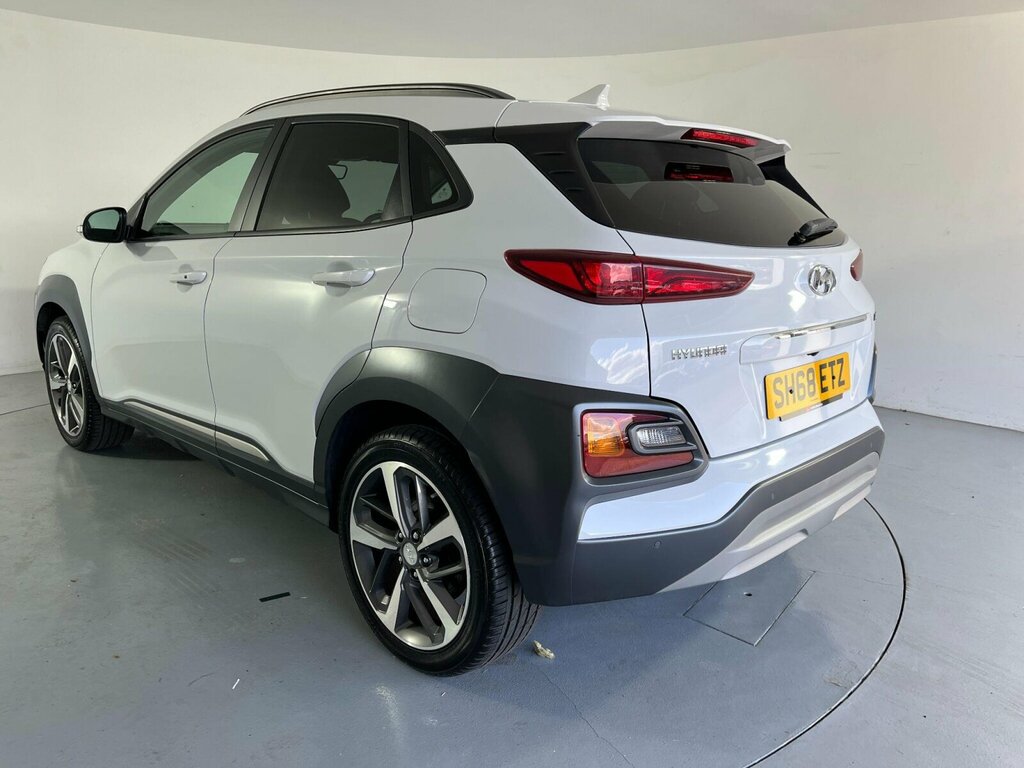 Hyundai Kona 1.0 T-gdi Blue Drive Premium Euro 6 Ss White #3