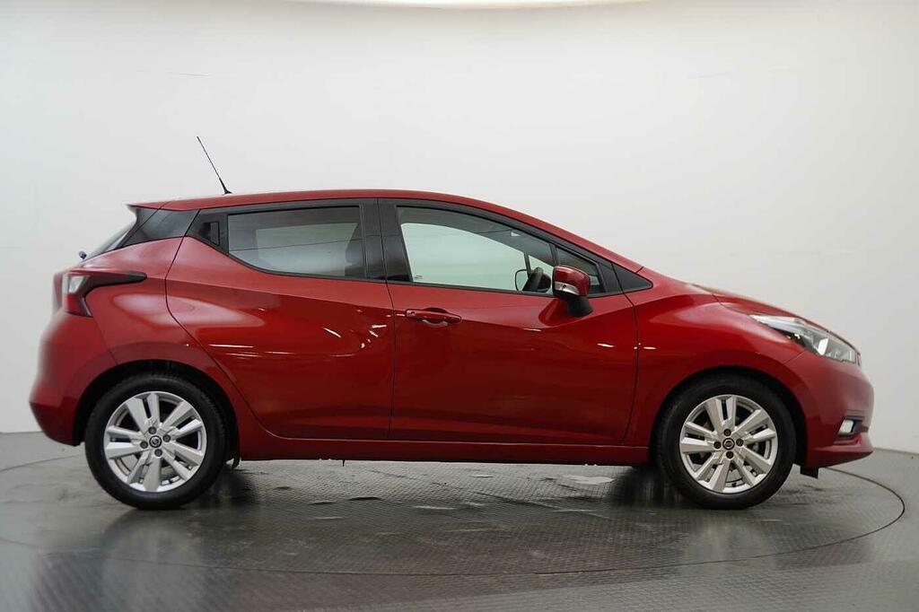 Nissan Micra 1.0 Ig-t 100 Acenta With Air Con And Apple Andro Red #6
