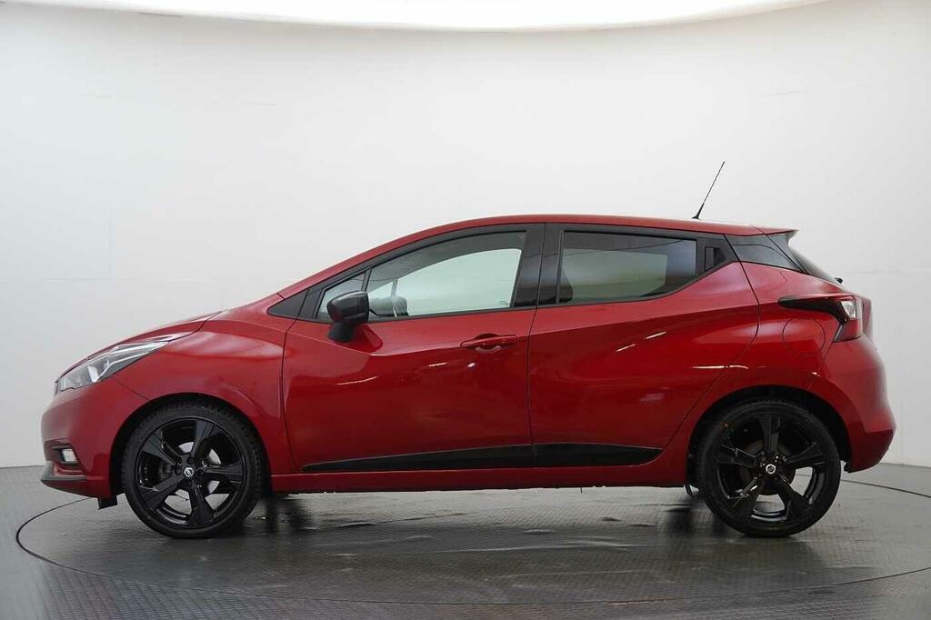 Nissan Micra 1.0 Ig-t 100 N-sport With Rear View Camera Red #5