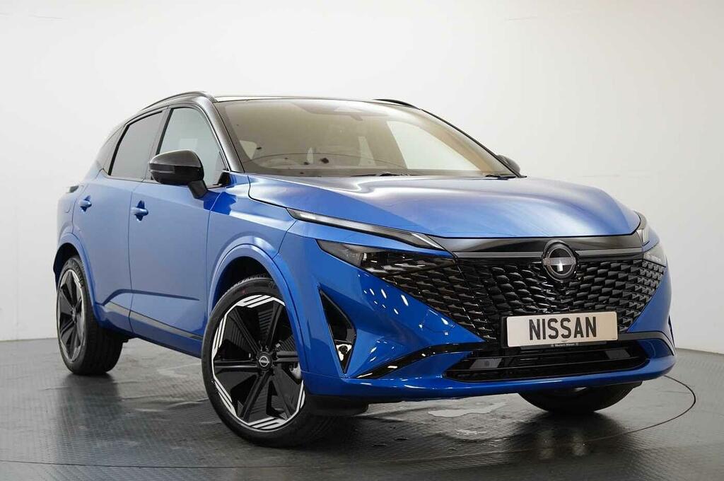 Nissan Qashqai 1.3 Dig-t Mh 140 N-design With Glass Roof Sat Na Blue