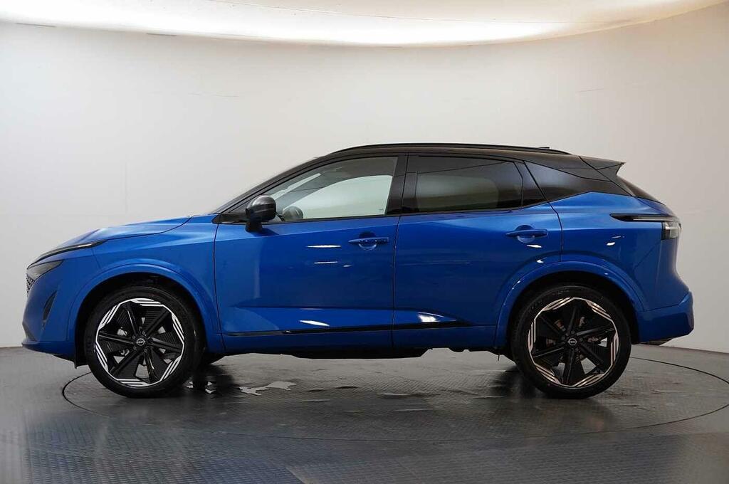 Nissan Qashqai 1.3 Dig-t Mh 140 N-design With Glass Roof Sat Na Blue #5