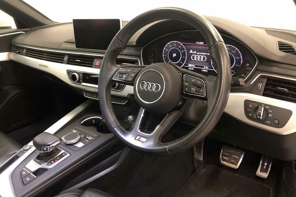 Audi A4 S Line 2.0 Tfsi Quattro 252 Ps S Tronic White #6