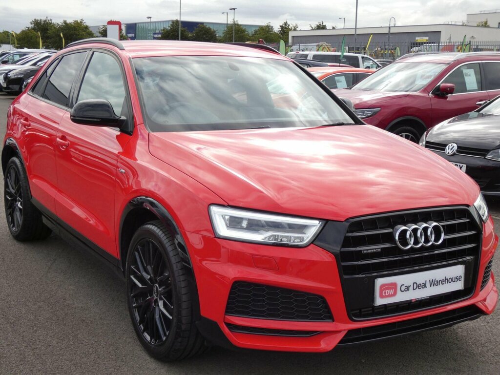 Audi Q3 2.0 Tfsi Black Edition S Tronic Quattro Euro 6 S Red #3