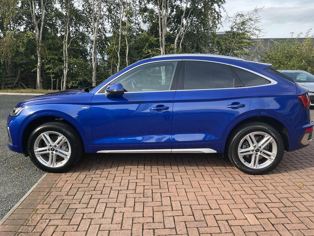 Audi Q5 2.0 Tfsi 45 S Line Sportback S Tronic Quattro Euro Blue #4
