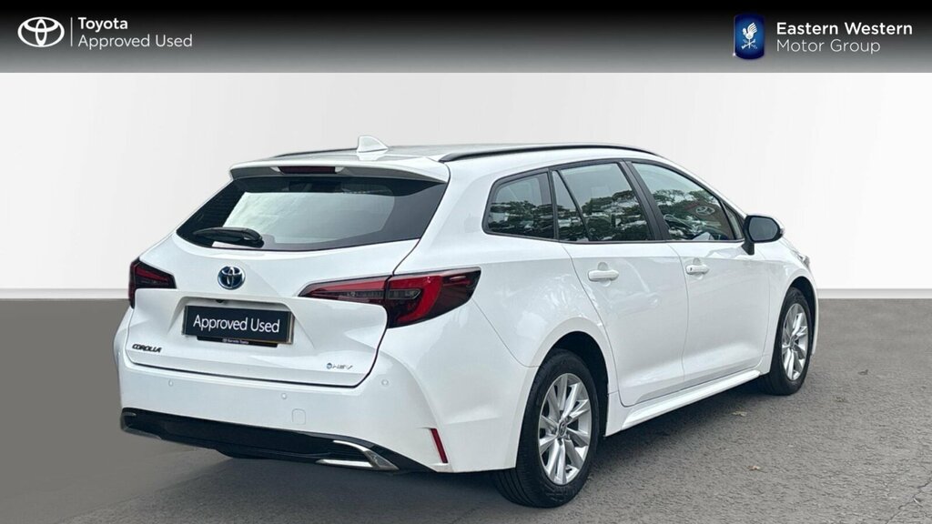Toyota Corolla 1.8 Vvt-h Icon Touring Sports Cvt Euro 6 Ss White #2