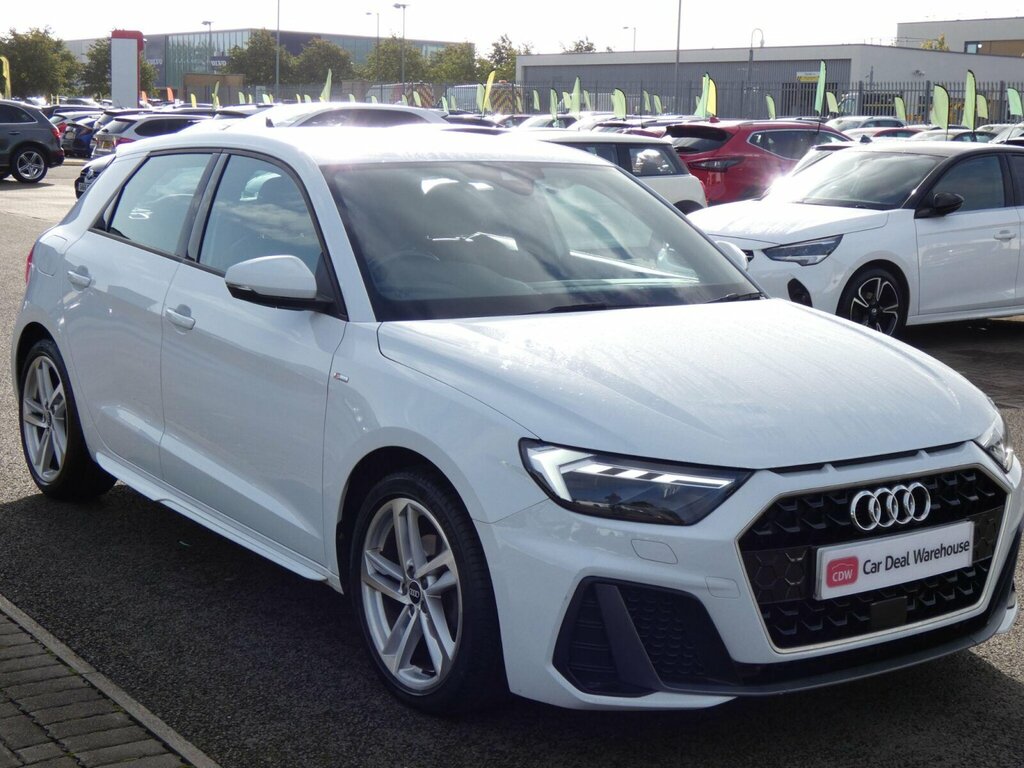 Audi A1 1.0 Tfsi 30 S Line Sportback S Tronic Euro 6 Ss White #3