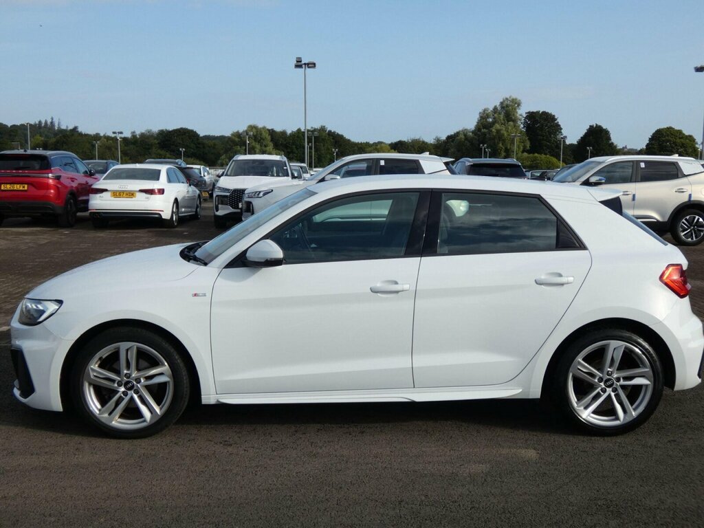 Audi A1 1.0 Tfsi 30 S Line Sportback S Tronic Euro 6 Ss White #4
