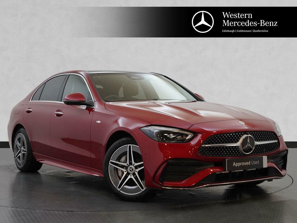 Mercedes-Benz C Class C 300 E Amg Line Premium Plus Red