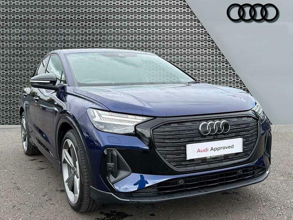 Audi Q4 E Tron Q4 Sportback Black Edition 45 E-tron Quattro 210,0 Blue