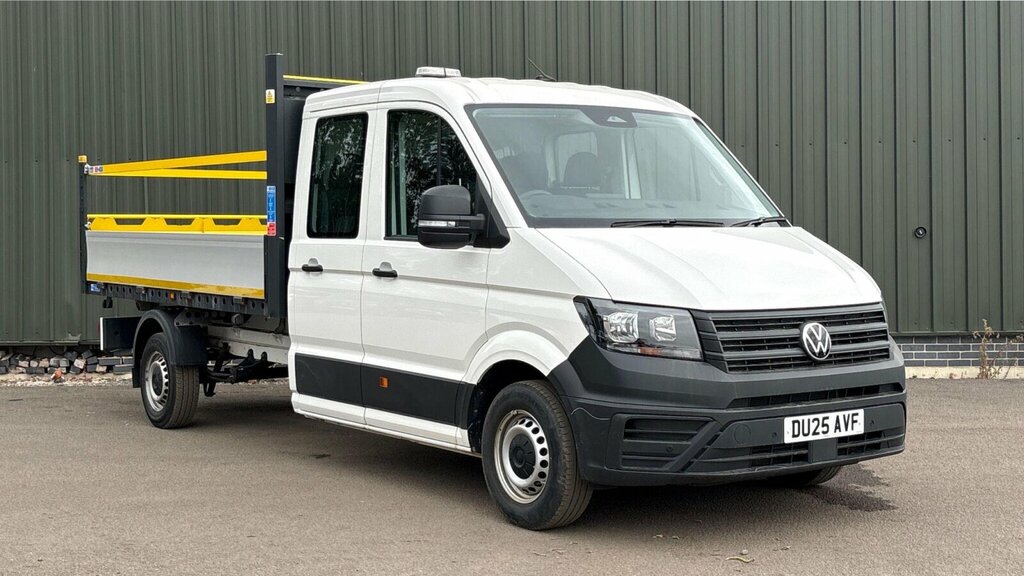 Volkswagen Crafter 2.0 Tdi 140Ps Commerce Etg Tipper Dcab White