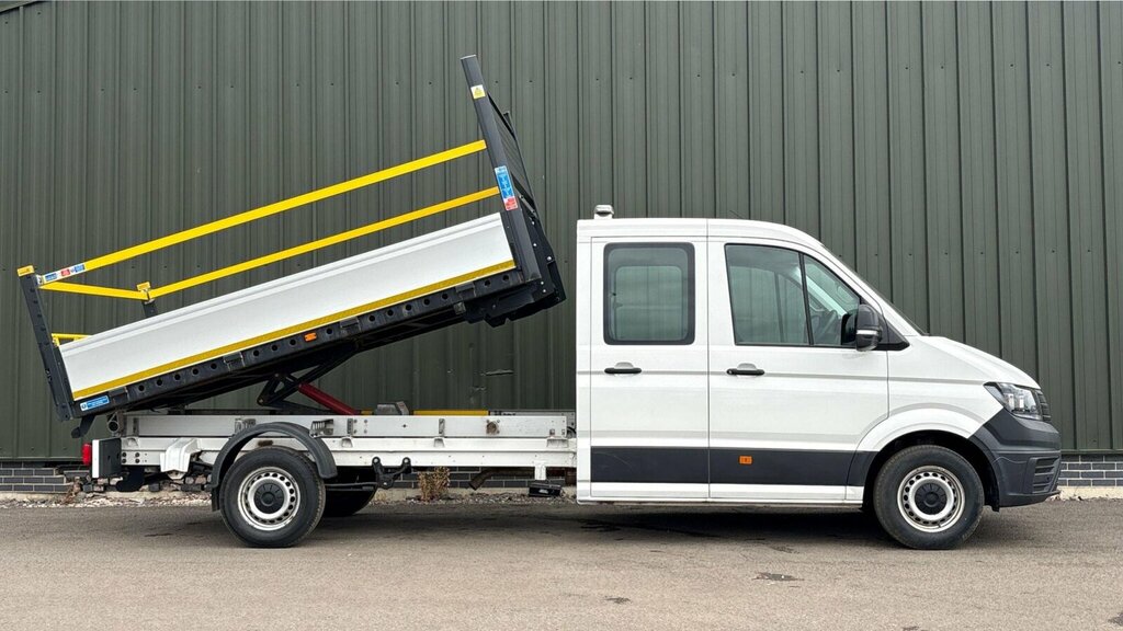 Volkswagen Crafter 2.0 Tdi 140Ps Commerce Etg Tipper Dcab White #4