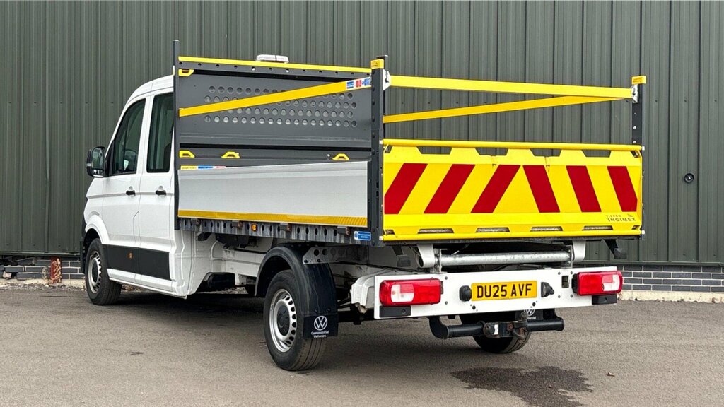 Volkswagen Crafter 2.0 Tdi 140Ps Commerce Etg Tipper Dcab White #3