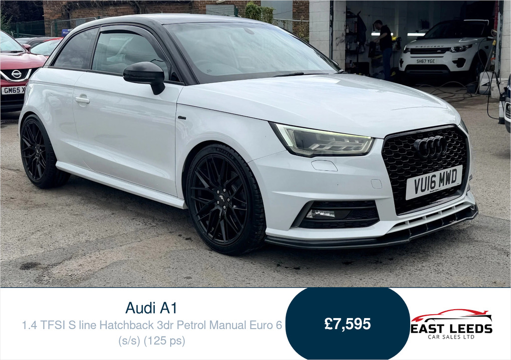 Audi A1 1.4 Tfsi S Line Hatchback Euro 6 White