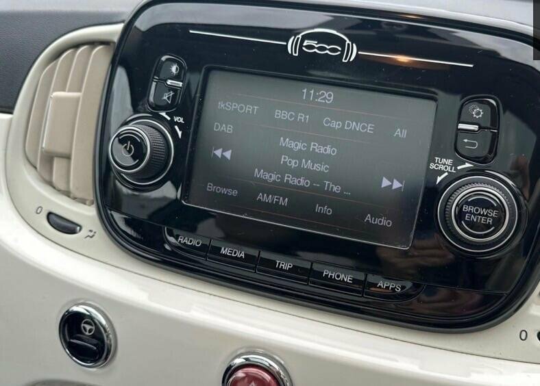 Fiat 500 1.2L Lounge White #5