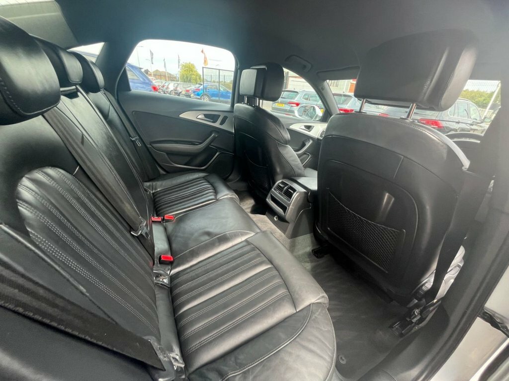Audi A6 Saloon Black Edition White #13