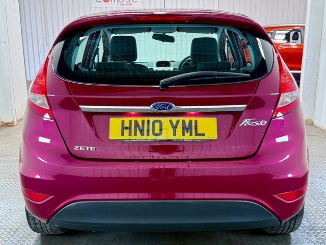 Ford Fiesta 2010 1.25 Zetec Hatchback 129 G Red #5