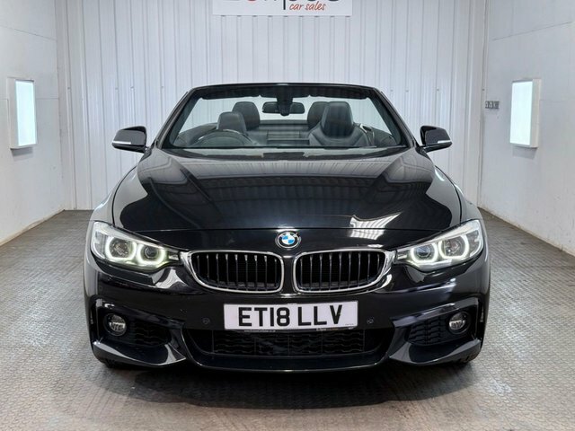 BMW 4 Series 2018 3.0 435D M Sport Convertible Black