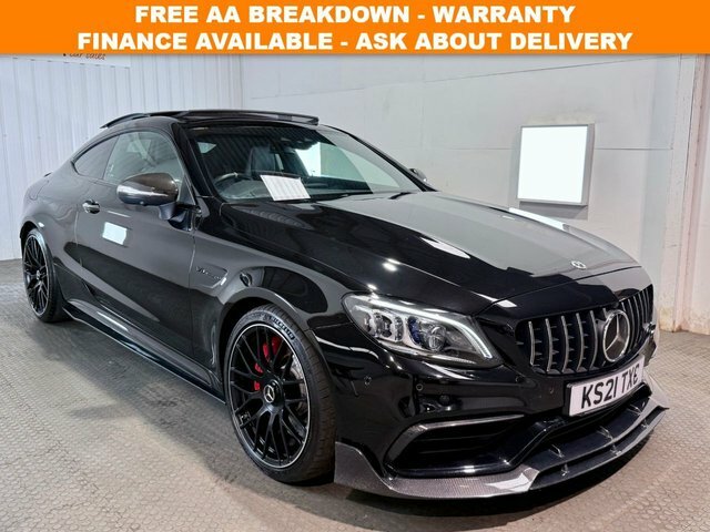 Mercedes-Benz C Class 2021 4.0 C63 V8 Biturbo Amg S Night Edition Prem P Black