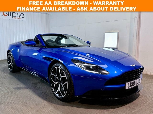 Aston Martin DB11 2018 4.0 V8 Volante Euro 6 Ss Blue
