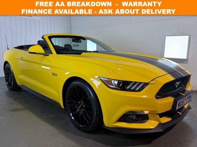Ford Mustang 2018 5.0 V8 Gt Convertible Selshift Eur Yellow