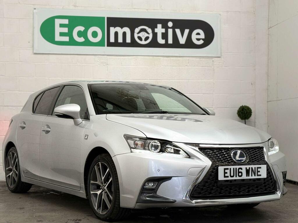 Lexus CT 1.8 200H F Sport Cvt Euro 6 Ss Silver #3