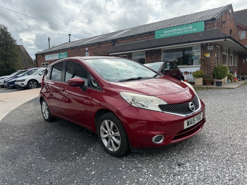 Nissan Note Tekna Dig-s Leather Red