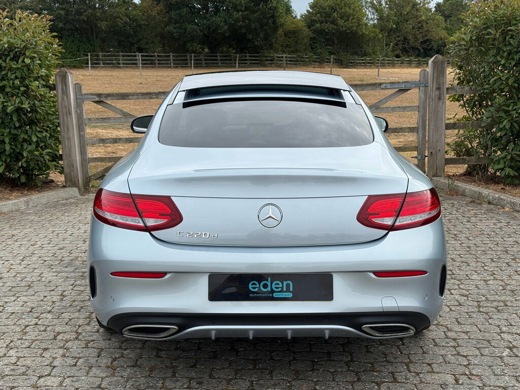Mercedes-Benz C Class 2.1 C220d Amg Line Premium Coupe G-tr Silver #4