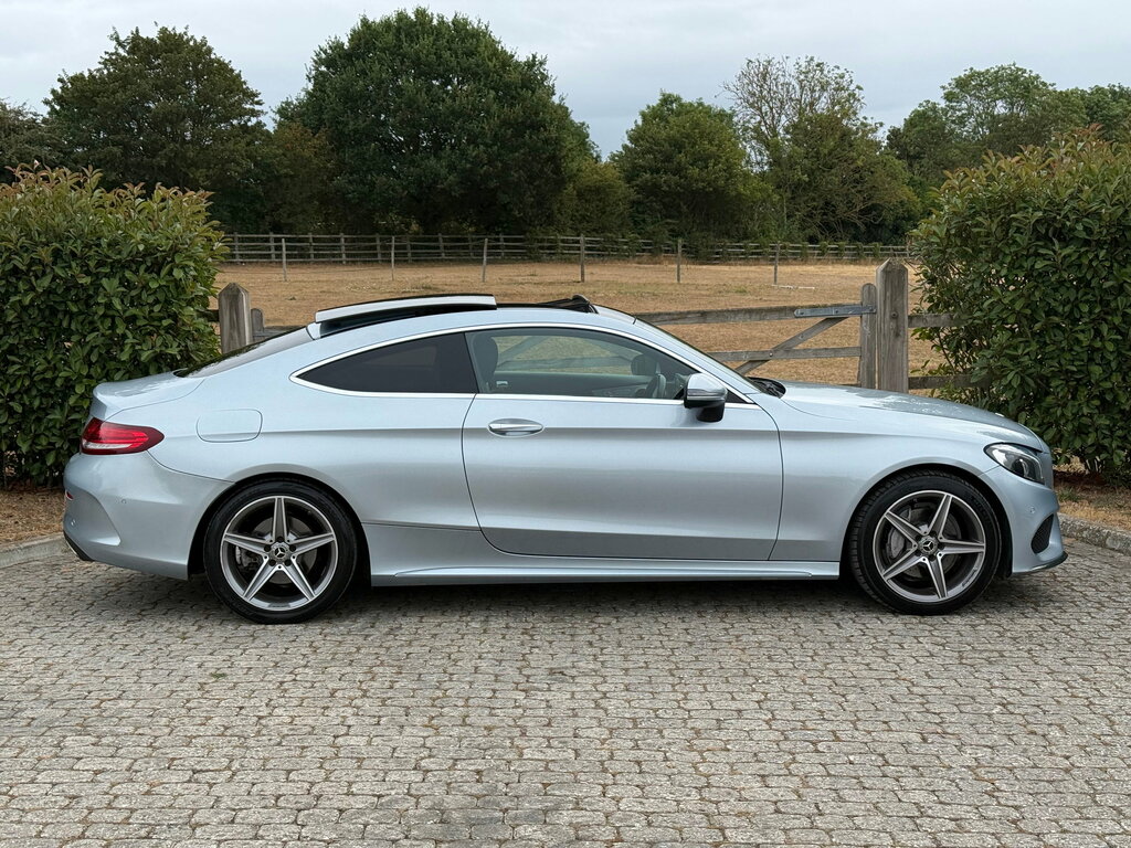 Mercedes-Benz C Class 2.1 C220d Amg Line Premium Coupe G-tr Silver #6