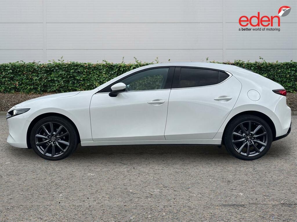 Mazda 3 2.5 E-skyactiv G Mhev 140 Exclusive-line White #4