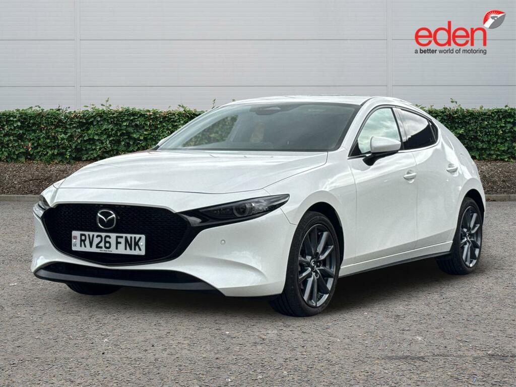 Mazda 3 2.5 E-skyactiv G Mhev 140 Exclusive-line White #3