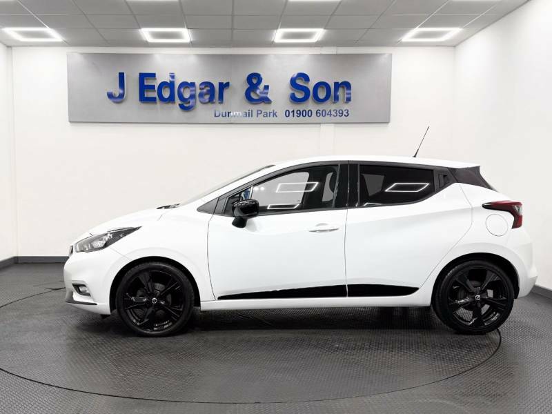 Nissan Micra 1.0 Ig-t 92 N-sport White #4