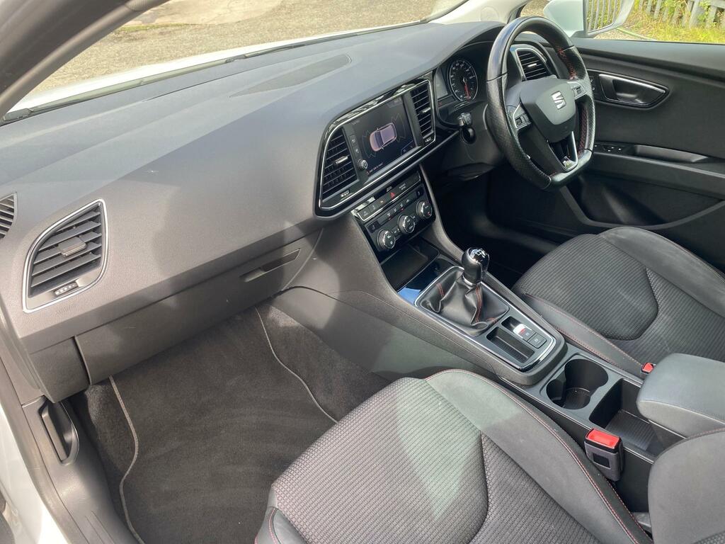 Seat Leon 1.5 Tsi Evo Fr Fsh T.belt Done 1 Pre Owner White #5