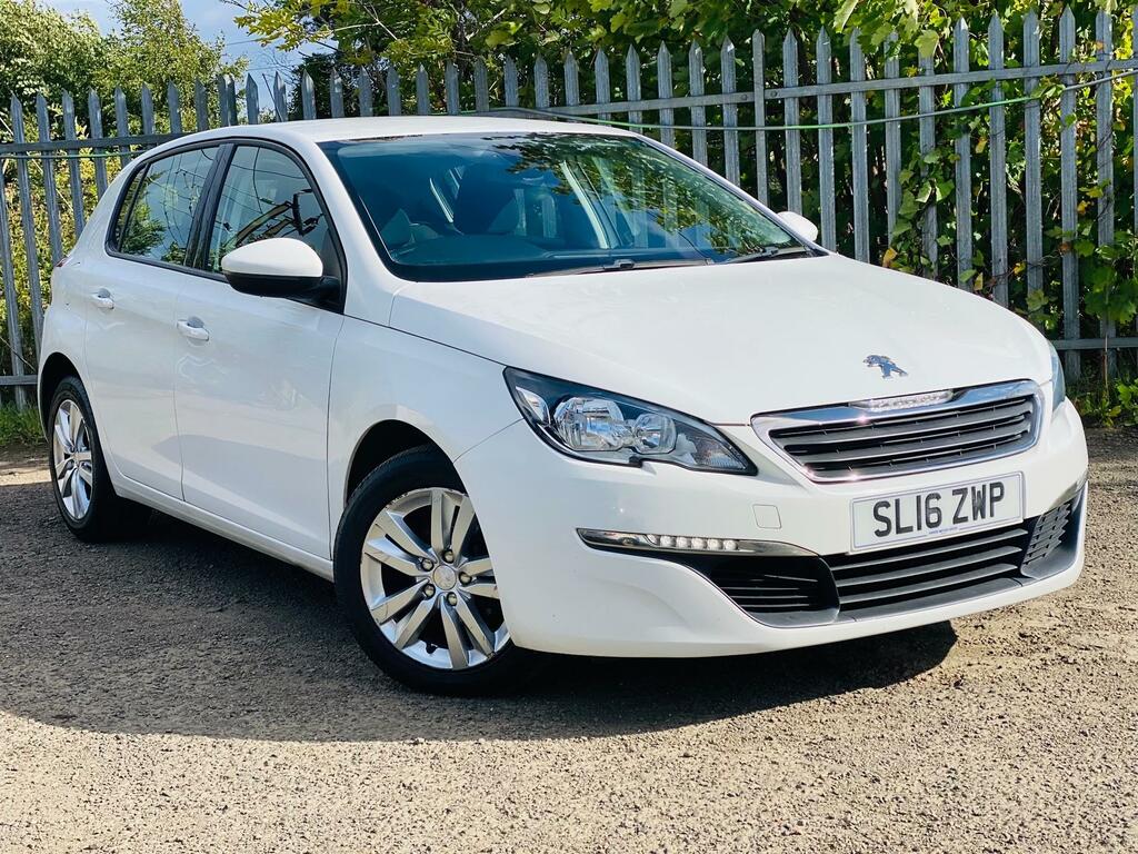 Peugeot 308 1.6 Bluehdi Active Ulez Free Fsh T.blet Done 20 Ta White