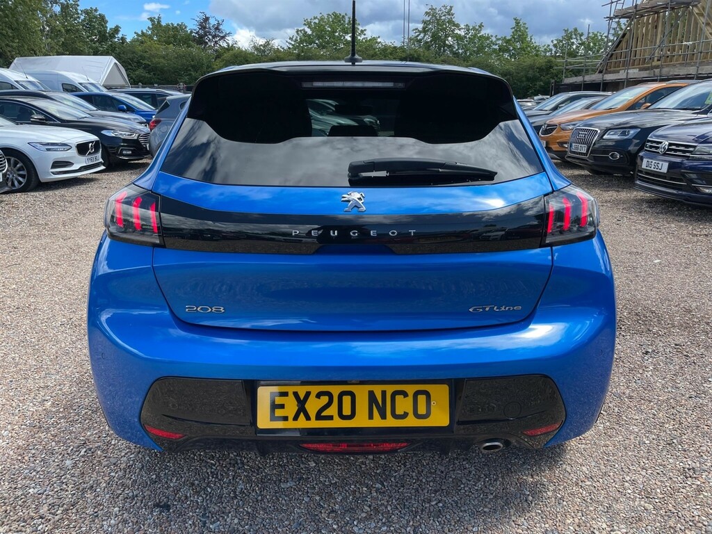 Peugeot 208 1.2 Puretech Gt Line Eat Euro 6 Ss Blue #6