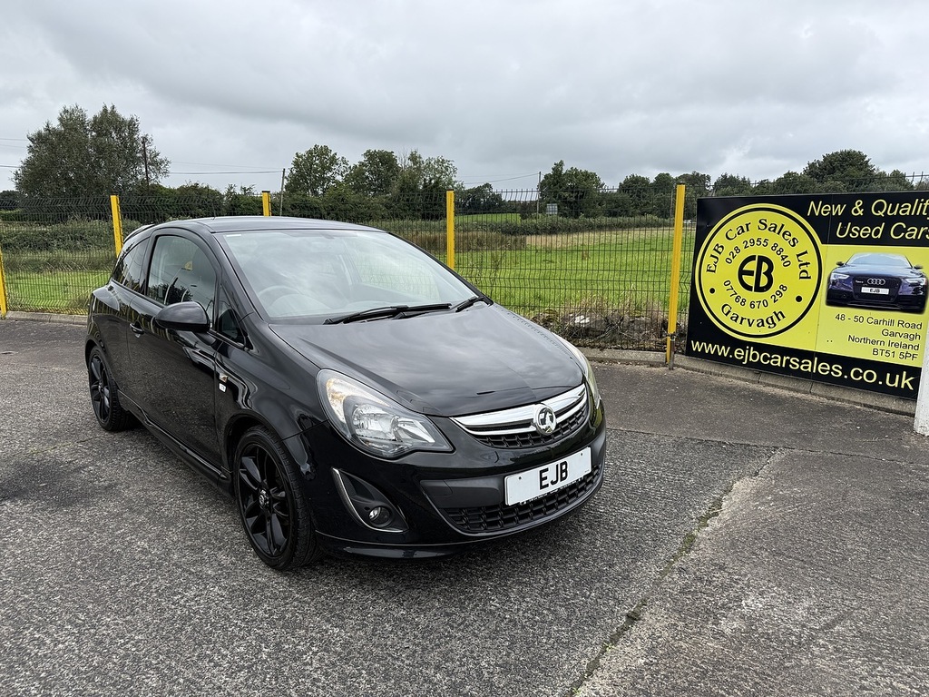 Vauxhall Corsa Limited Edition U4873 Ulez SHZ5340 Black