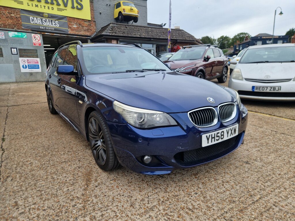 BMW 5 Series 2.0 520D M Sport Touring Steptronic Eur Blue