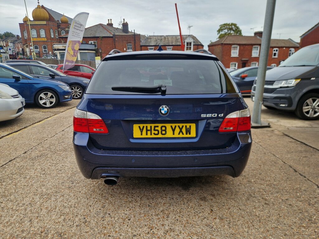 BMW 5 Series 2.0 520D M Sport Touring Steptronic Eur Blue #5