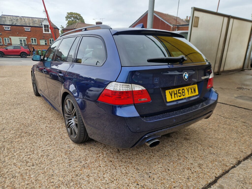 BMW 5 Series 2.0 520D M Sport Touring Steptronic Eur Blue #4
