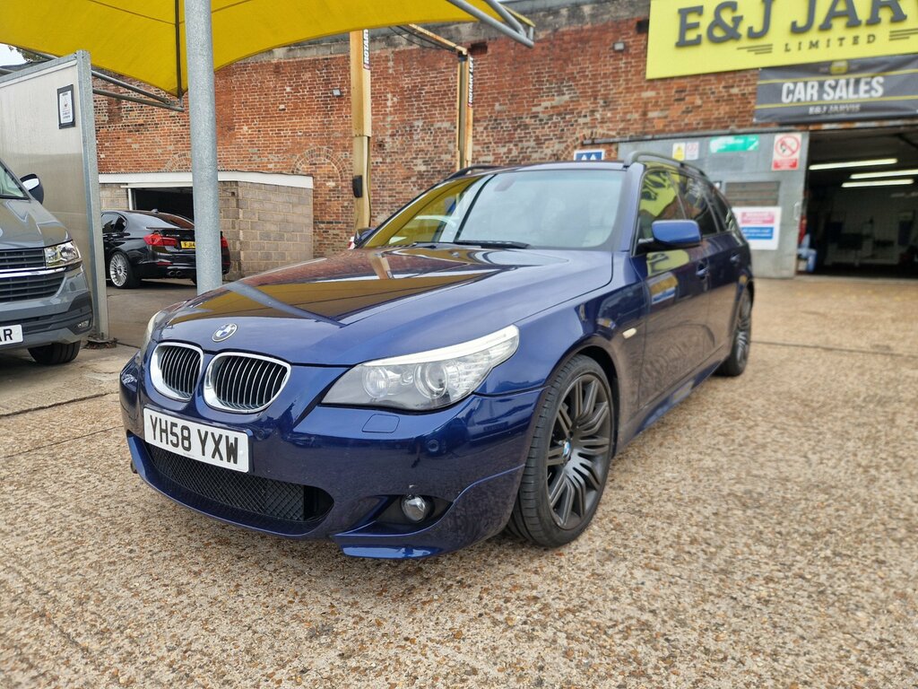 BMW 5 Series 2.0 520D M Sport Touring Steptronic Eur Blue #3
