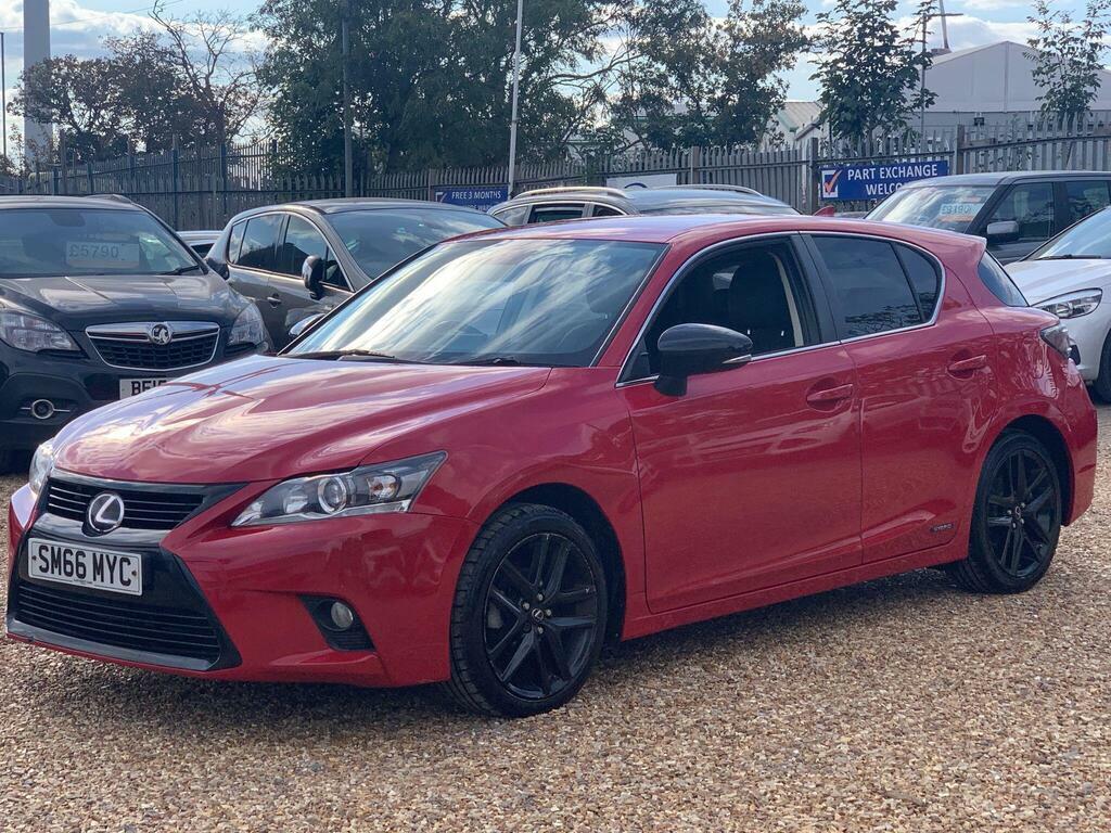 Lexus CT 1.8 200H Sport Cvt Euro 6 S S Red #3
