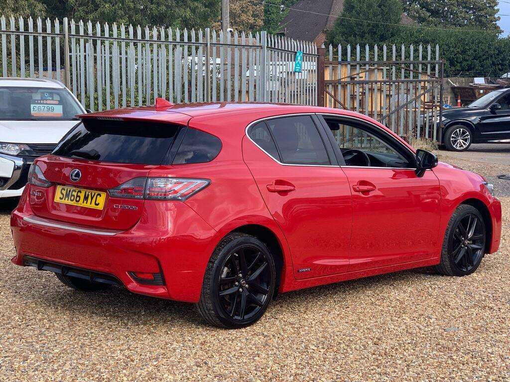 Lexus CT 200H Advance Red #8
